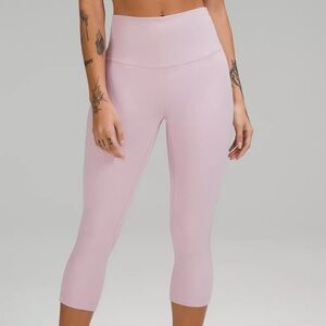 lululemon athletica Pink Cropped Leggings